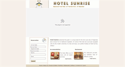Desktop Screenshot of hotelsunrisejodhpur.com